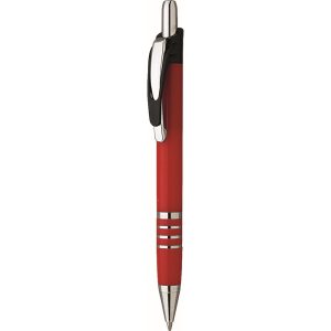5062ROSSO                -PENNA PLASTICA PART.SILVER ROSSO